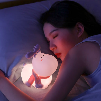 LED Silicone Light Children's Bedroom Eye Protection Small Night Lamp