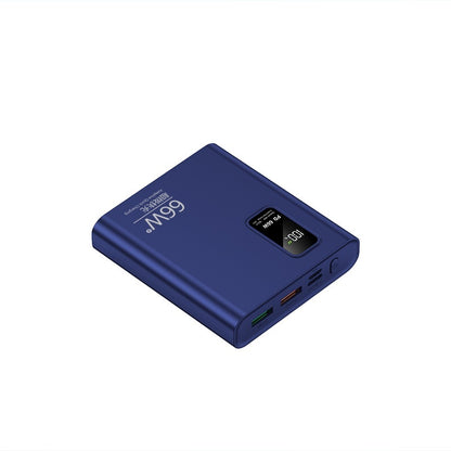 66W Bidirectional Super Fast Charger, Mini Digital Display Power Bank