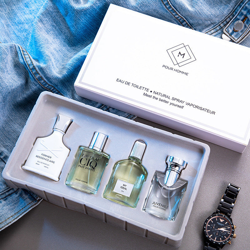 Long-lasting Flower Words Men's Light Perfume Kit