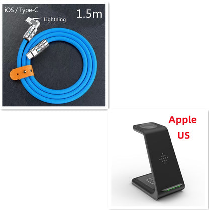 3 In 1 Fast Wireless Fast Charging Station